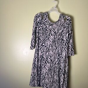 Simonton says Zebra Print Dress